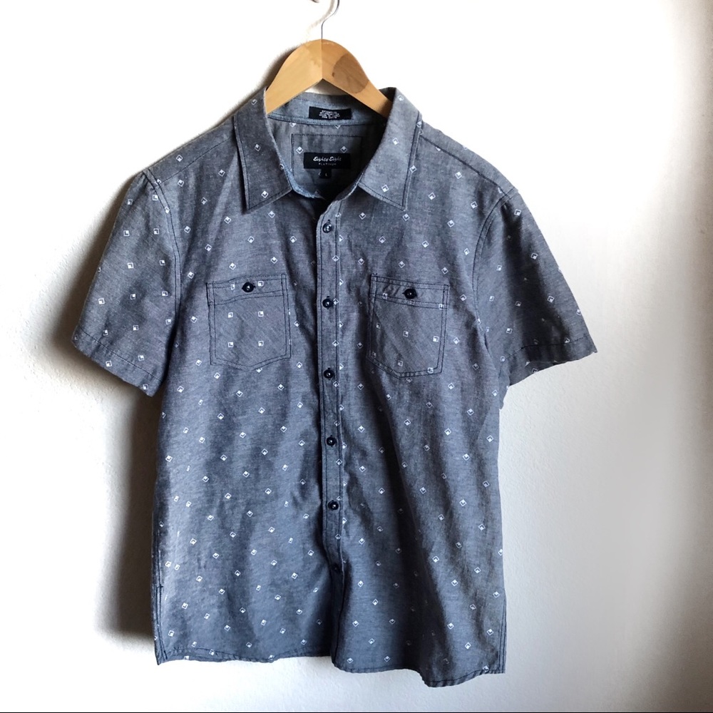 Eighty eight Platinum button up shirt